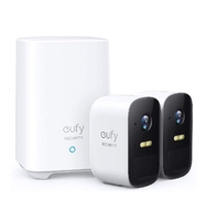 EufyCam 2C 2-Cam Kit,  Security Camera Outdoor,  Wireless Home Security System with 180-Day Battery Life,  HomeKit Compatibility,  1080p HD,  IP67,  Night Vision,  No Monthly Fee