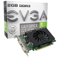 EVGA GeForce GT 730 2GB DDR3 Dual DVI Mini HDMI PCI-E Graphics Card