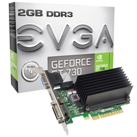 EVGA GeForce GT 730 2GB DDR3 VGA DVI-D HDMI PCI-E Graphics Card