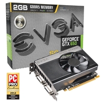 EVGA GTX 650 SuperClocked 2GB GDDR5 Dual DVI Mini HDMI PCI-E Graphics Card