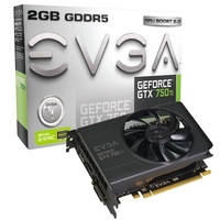 EVGA GTX 750 Ti 2GB GDDR5 DVI HDMI DisplayPort PCI-E Graphics Card