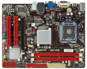 *EX Display* Biostar G41 HD Socket 775 Onboard DVI HDMI VGA 6 Channel Audio mATX Motherboard (Includes back plate only)