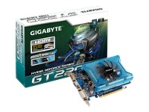 *EX Display*Gigabyte GT220 1GB DDR3 DVI VGA HDMI Out PCI-E Graphics Card (Open Box)