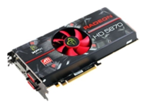 *EX Display*XFX HD 5870 1GB DDR5 Dual DVI HDMI Display Port Out PCI-E Graphics Card (Open Box)