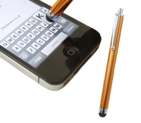 Executive Premium Rubber Touch Tip Stylus Orange