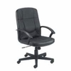 FF JEMINI LEATHER EXECUTIVE CHAIR BLACK
