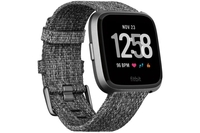 Fitbit Versa Special Edition Smart Watch - Woven Charcoal Strap