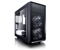 Fractal Design Focus G Front Computer Case with Window,  USB 3.0/2.0 and Audio Jacks - Black