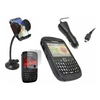 FuZion Black 2 Part Case LCD Protector Holder and Car Charger - BlackBerry 8520 Curve 9300 3G