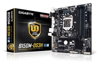 Gigabyte GA-B150M-DS3H DDR4 Socket LGA1151 VGA DVI-D HDMI Micro ATX Motherboard