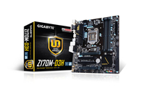 Gigabyte GA-Z170M-D3H Socket LGA1151 HDMI 7.1 Channel Audio MATX Motherboard