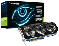 Gigabyte GTX 680 OC Windforce X3 2GB GDDR5 Dual DVI HDMI DisplayPort PCI-E Graphics Card