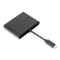 HDMI/USB C & USB A Adapter Blk