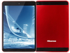 Hisense Sero 8 Pro (F5281) Tablet PC,  RK3288 Quad Core Cortex A17 1.8GHz,  2GB RAM 16GB Flash,  7.85" Touch,  Wifi,  2 Cameras,  Bluetooth,  Android 4.4.4 - Red
