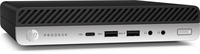 HP ProDesk 600 G4 Desktop Mini,  Intel Core i5-8500T 2.1GHz,  8GB DDR4,  1TB HDD,  No-DVD,  Intel UHD,  Windows 10 Pro