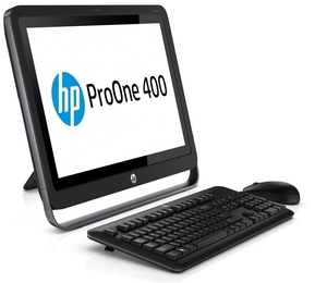 HP ProOne 400 G1 AIO PC,  Intel Pentium DC G3220T 2.6GHz,  4GB RAM,  500GB HDD,  21.5" Touch,  DVDRW,  Intel HD,  Bluetooth,  Windows 8.1 Pro