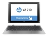 HP X2 210 Detachable 2-in-1 Laptop,  Intel Atom x5 Z8300 / 1.44 GHz - 64GB SSD eMMC Storage - 10.1" IPS Touch Display / 1280 x 800 - Wifi and Bluetooth 4.0 - Windows 10 Pro 64-bit