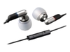 HS-930i microsize pocket headset for iPhone and PC use (via adapter included ) with 1-click music and call answer switch and in-line microphone