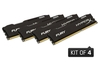HyperX Fury Black 32GB (4x8GB Kit) 2400MHz DDR4 Non-ECC CL15 DIMM Memory