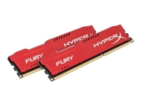 HyperX Fury Red 16GB 1600MHz DDR3 CL10 DIMM (Kit of 2) Memory