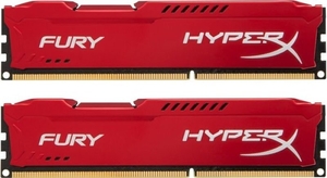 HyperX Fury Red 8GB 1600MHz DDR3 CL10 DIMM (Kit of 2) Memory
