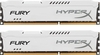 HyperX Fury White Series 16GB 1866MHz DDR3 CL10 DIMM (Kit of 2) Memory Kit