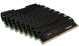 HyperX Predator Beast - Memory - 64 GB: 8 x 8 GB - DIMM 240-pin - DDR3 - 1866 MHz / PC3-14900 - CL10 - 1.5 V - unbuffered - non-ECC