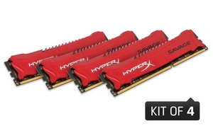HyperX Savage 32GB 1866MHz DDR3 Non-ECC CL9 DIMM (Kit of 4) XMP Memory