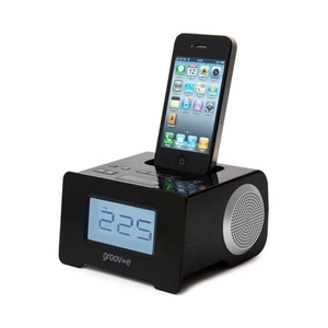 I-speakerdock-10 Speaker System With Clock Radio For Ipod/iphone.