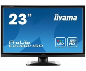 Iiyama ProLite E2382HSD 23" LED Backlit LCD Monitor Full HD 1920x1080VGA/DVI (Black)