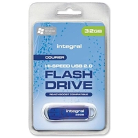 Integral Courier Flash Drive with LED Light USB 2.0 32GB.
