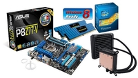 Intel Enthusiast Gamer Bundle including Asus P8Z77 V Motherboard Intel I7 3770K Processor 8GB DDR3 (2 x 4GB) Corsair Vengeance Blue Memory and Corsair H60 Cooler