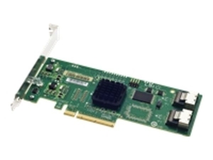Intel RAID Controller SASUC8I Storage controller (RAID) 8 Channel SATA-300 / SAS low profile 300 MBps RAID 0,  1,  JBOD,  1E,  10E PCI Express x8