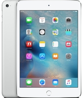 iPad Mini 4,  Wi-fi,  Cellular,  128GB,  7.9-inch Retina Display,  A8 CPU Chip,  iOS 9,  Bluetooth,  8MP and 1.2MP camera,  Apple SIM Silver