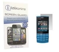 iTALKonline 17303 Screen LCD Scratch Protector (5 Pack) & MicroFibre Cloth - Nokia X3 O2