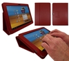 iTALKonline Red PadWear Stand and Type Multi-Functional Case with Sleep Sensor - Samsung 10.1 Galaxy Tab 2