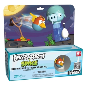 KNex - Angry Birds Space - Lightning Bird vs. Frozen Pig Helmet - Tomy