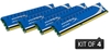 Kingston 8GB (4x2GB) DDR3 2400MHz HyperX Genesis XMP Memory Kit - CL11