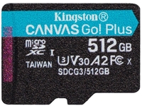 Kingston Canvas Go! Plus 512GB UHS-1 (U3) - Without Adaptor