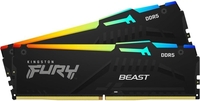 Kingston FURY Beast RGB 32GB 5200MHz DDR5 CL40 DIMM Memory - Black