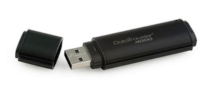 Kingston Technology DataTraveler 4000 USB 2.0 Hardware Encrypted FIPS 140-2 Level 2 4GB Secure Flash Drive