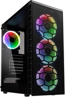 Kolink Observatory Lite Mesh ARGB Midi Tower Gaming Case - Black