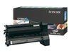Lexmark C772 Cyan Extra High Yield Return Program Toner C7720CX
