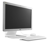 LG Chromebase AIO Desktop,  Intel Celeron Dual-Core 2955U 1.4GHz,  2GB RAM,  16GB SSD,  21.5" LED,  No-DVD,  Intel HD,  Webcam,  Bluetooth,  Google Chrome - White