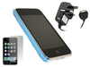 Light Blue Mesh NET Case LCD Protector Mains Charger Apple iPhone 3G3GS