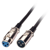 LINDY 10m XLR Cable - Male to Female Black