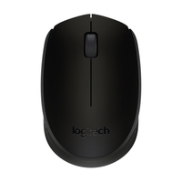 Logitech B170 - Mouse - Optical - 3 Buttons - Wireless - 2.4 Ghz - Usb Wireless Receiver - Black
