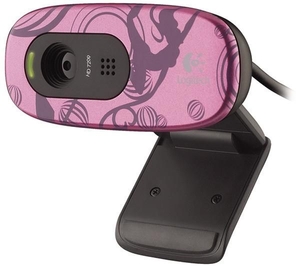 Logitech C270 HD 720p Pink Webcam