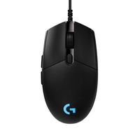 Logitech G Pro Gaming Mouse High-Speed Gaming RGB Lightning with 6 Programmable Buttons - Black