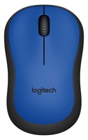 Logitech M220 Ambidextrous Wireless Silent Mouse (Optical Laser,  USB for Windows/Mac/Chrome OS/Linux) - Blue/Black